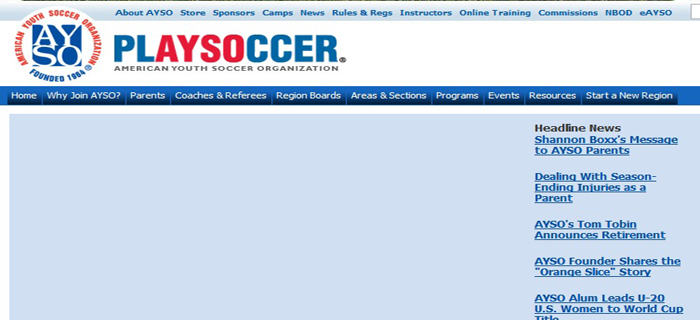 AYSO soccer