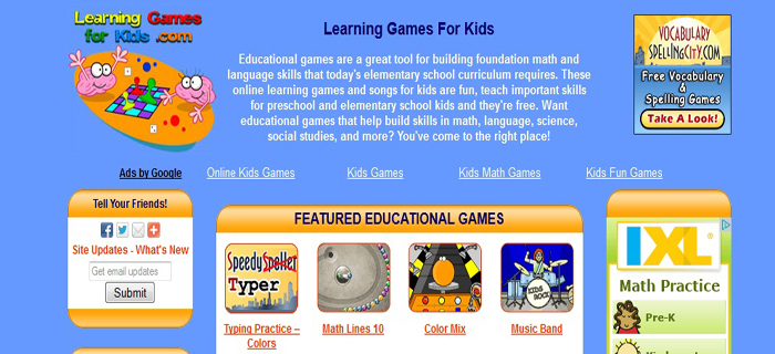 Top 11 online learning resources/games for primary school students