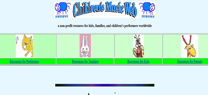 children's music web