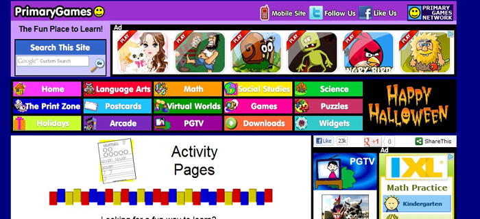 Primary Games  Best Kids Websites